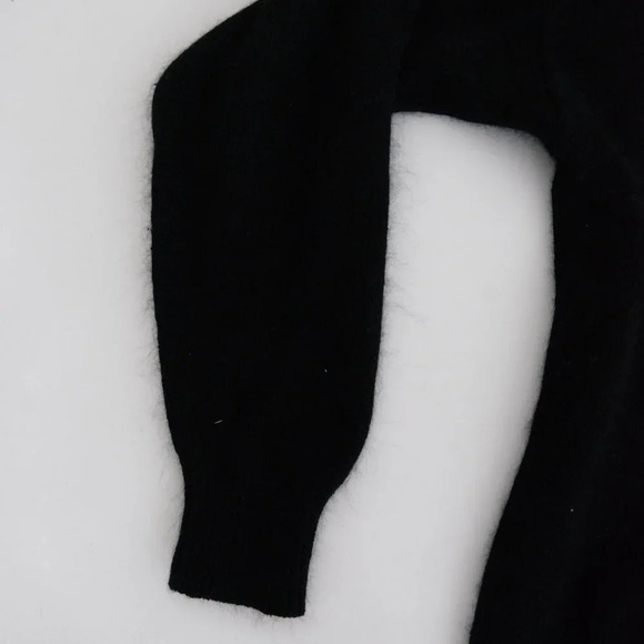 Vintage Vanna White R&K Originals Black Beaded w Tassels & Amber Gems Sweater XL - Picture 11 of 12